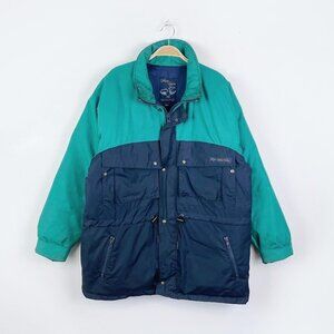 vintage 90s snow goose puffer jacket - size medium